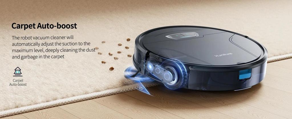 Honiture G20 Pro Robot Vacuum Cleaner 4500Pa 180min Runtime Smart Navigation Comprehensive 3-in-1 Cleaning