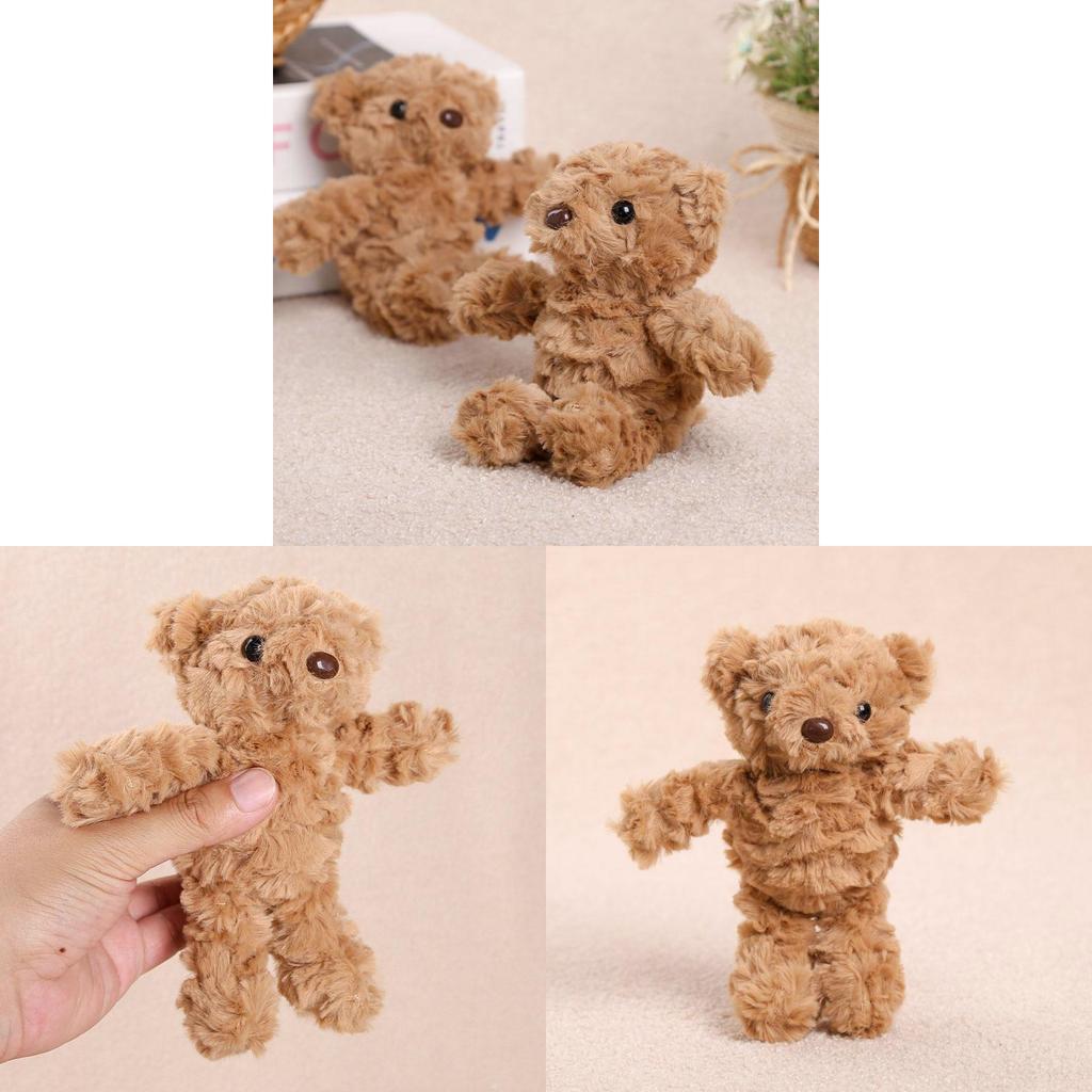 Plush Jc Bartholomew Bear Keychain With Soft Cotton Filling For Kids And Adults