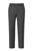 RENOMAHOMME Extra Fine Wool Check Suit Pants Grey Rocmsp16A