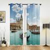 Church Seaside Boat Window Curtain Bedroom Living Room Window Drapes Kitchen Decoration Blinds Curtain
