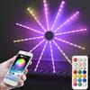 LED Firework Lights Dream Meteor Lamp DIY Wall Backlight Smart Controller for Wedding Home Party Intdoor Outdoor Fairy Decor