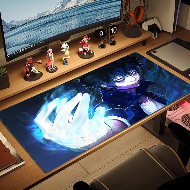 Touya Dabi Mouse Pad Large Gaming Table Cushion Nonslip Laptop Tablet Big Mousepad Xxl Mat Mini Pc Playmat With Lock Edge