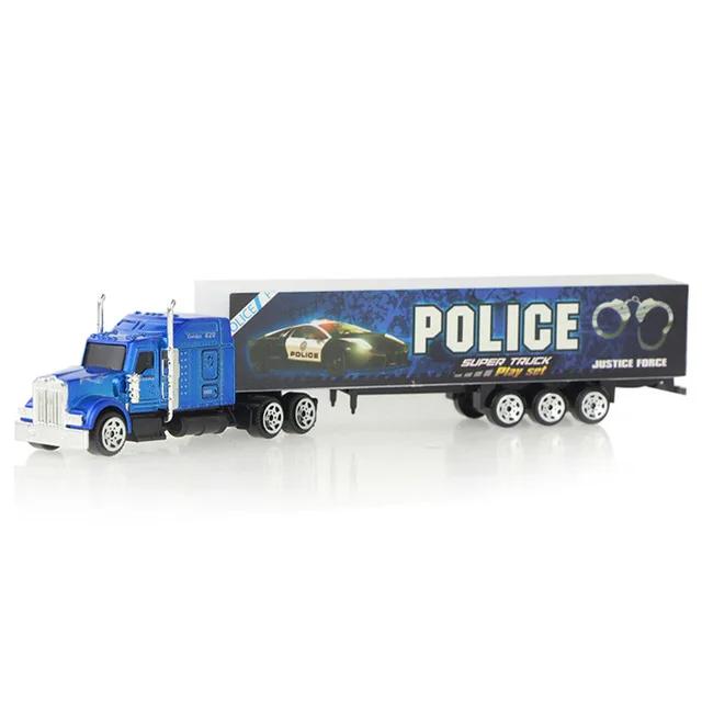 1 Stück Container Öltankwagen Schiebende Legierung LKW Modell Diecast Auto Spielzeug Mehrfarbige Fahrzeuge Spielzeug Pädagogisches Spielzeug für Kinder Geschenk