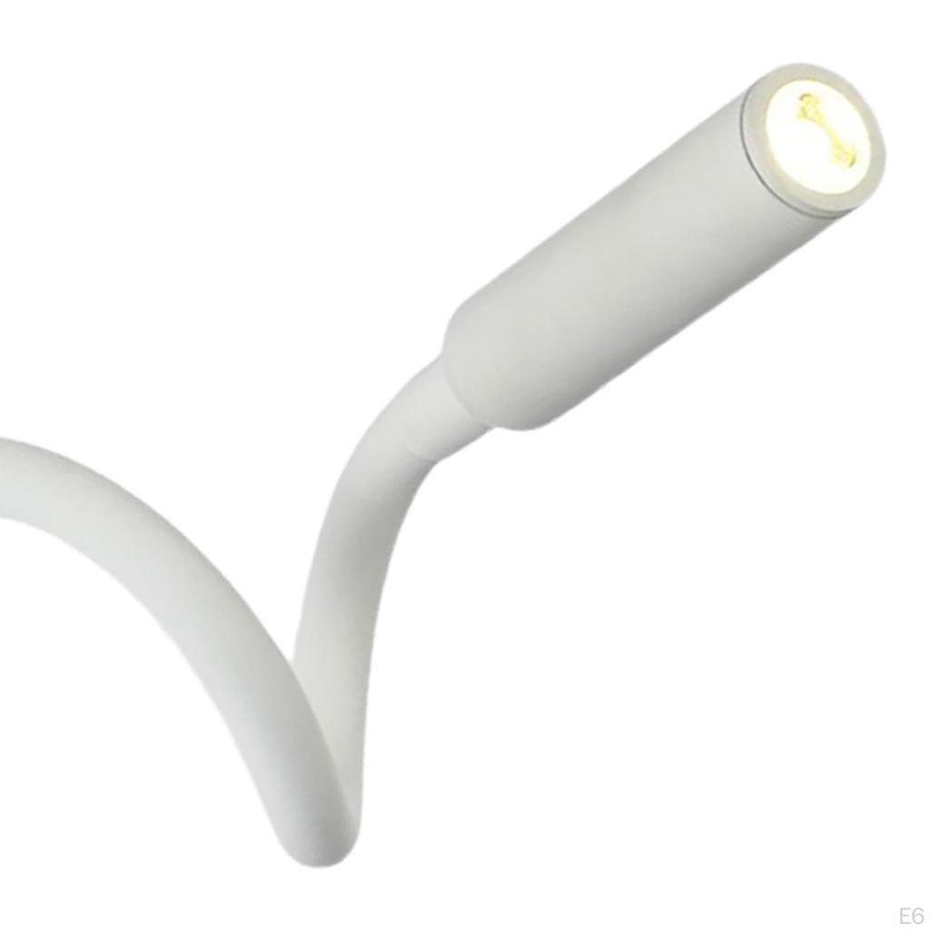 for Reading in Bed, Night Light Bed Lamp, Wall Mount Flexible