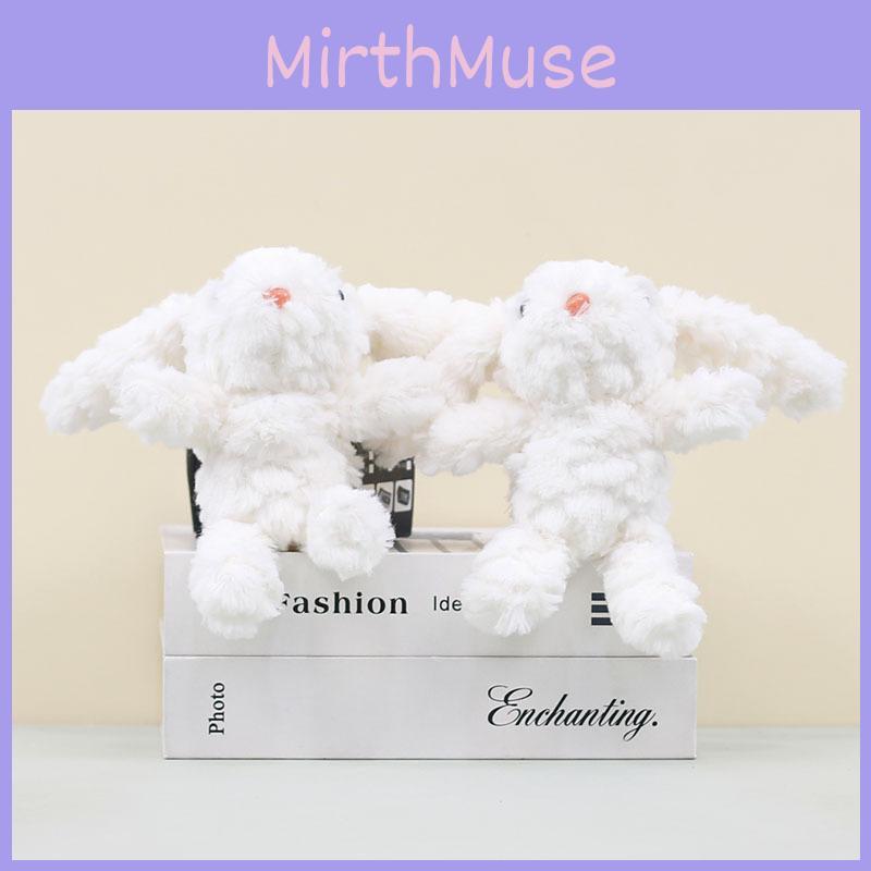 Adorable Plush Bunny Rabbit Keychain Soft Stuffed Animal Doll For Bags Keys