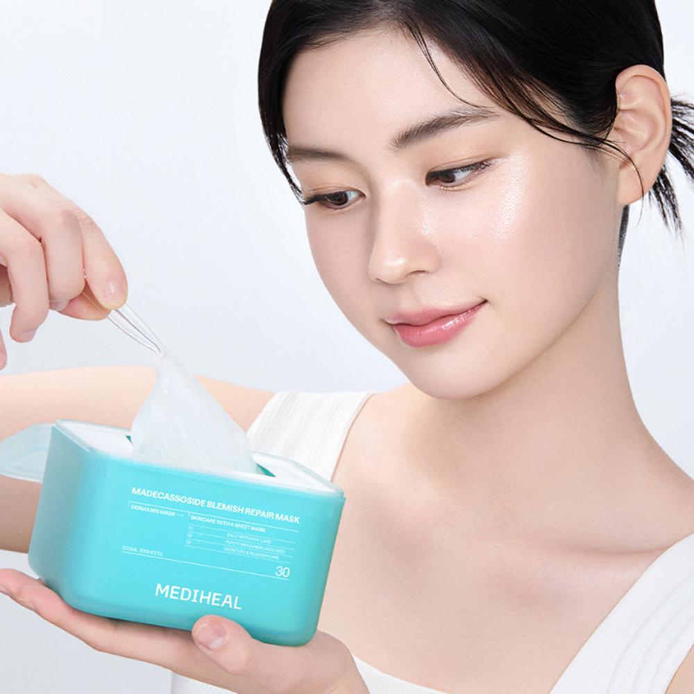 [MEDIHEAL] Derma 365 Madecassoside Blemish Repair Mask 350ml 30EA