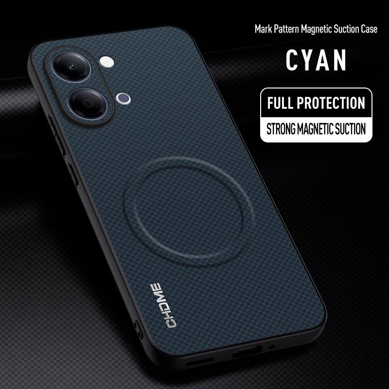 EUCAGR For VIVO Y05 Case Car Magnetic Holder Phone Case For VIVO Y05 5G Silicone Shockproof Full Protective Back Cover