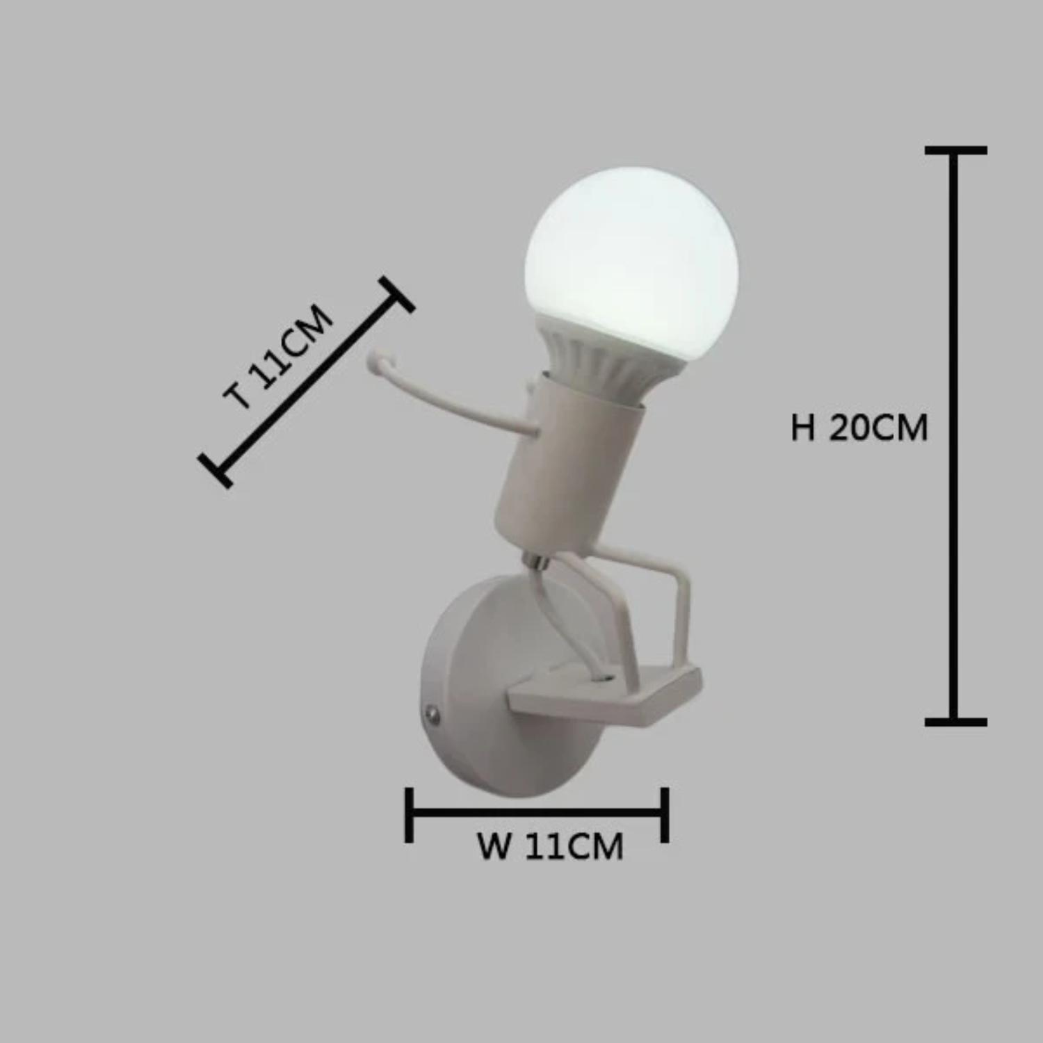 

Новые скандинавские настенные светильники G80 для детской спальни и гостиной Whitout bulb