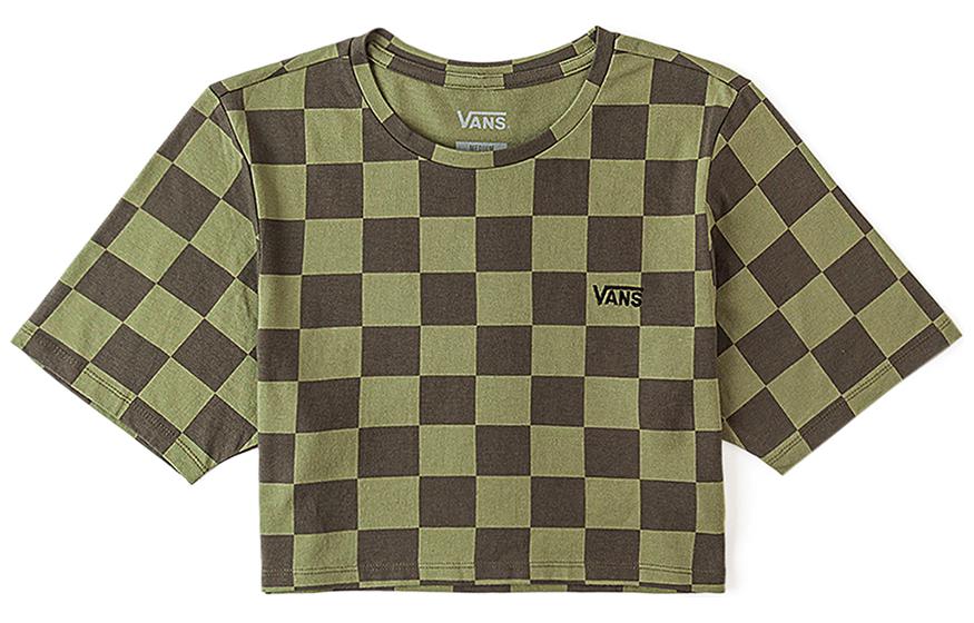 Vans Regular T Shirt Women s Green VN000GB5AMB XS