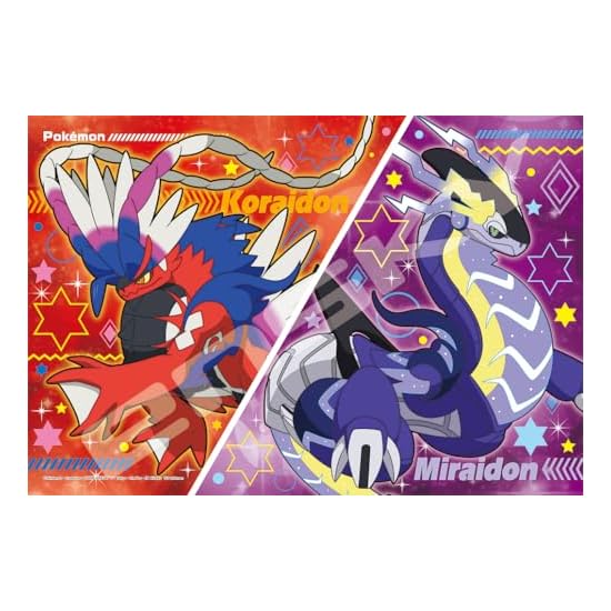 ENSKY Pokémon Koraidon & Miraidon 26×38cm Jigsaw Puzzle 108 Large Pieces JIGSAW PUZZLE 108-L783