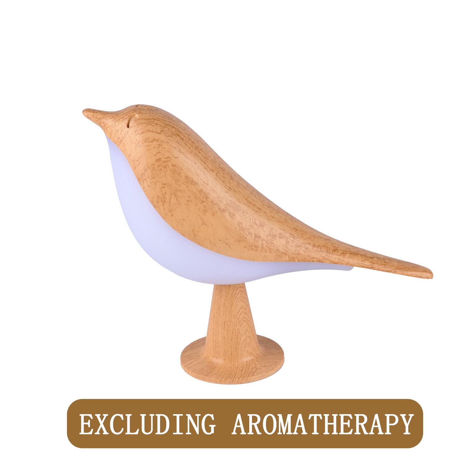 

3 Colors Wooden Bird Night Lights LED Touch Switch Rechargeable for Bedroom Interior Lighting Desk Lamp Bedside Lamps Decoration