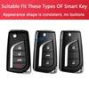 Clear Transparent Black Tpu Car Smart Key Cover Case For Toyota Chr Corolla Hatchback Sedan Rav4 Camry Le Hilux