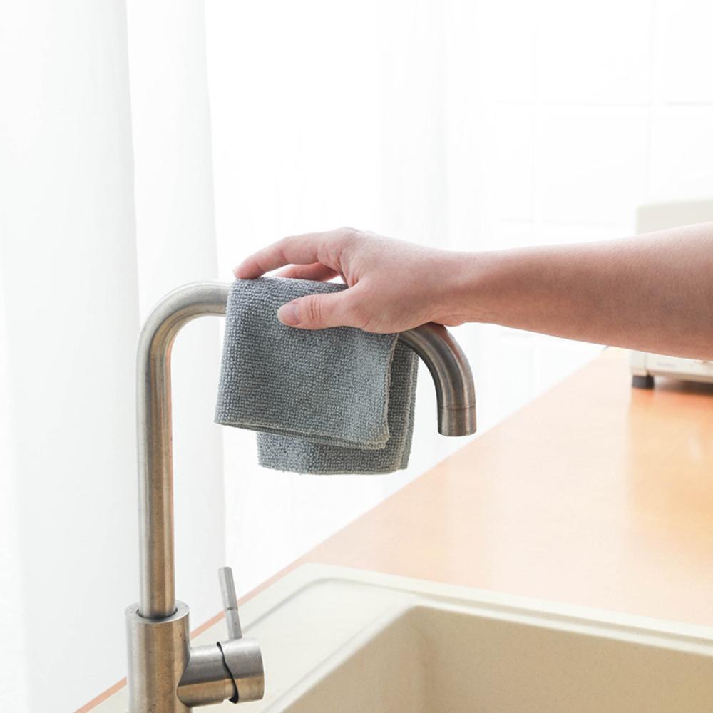 20 Sheets/Roll Absorbent Kitchen Cleaning Dishcloth Microfiber Daily Dish Towels Dining Room