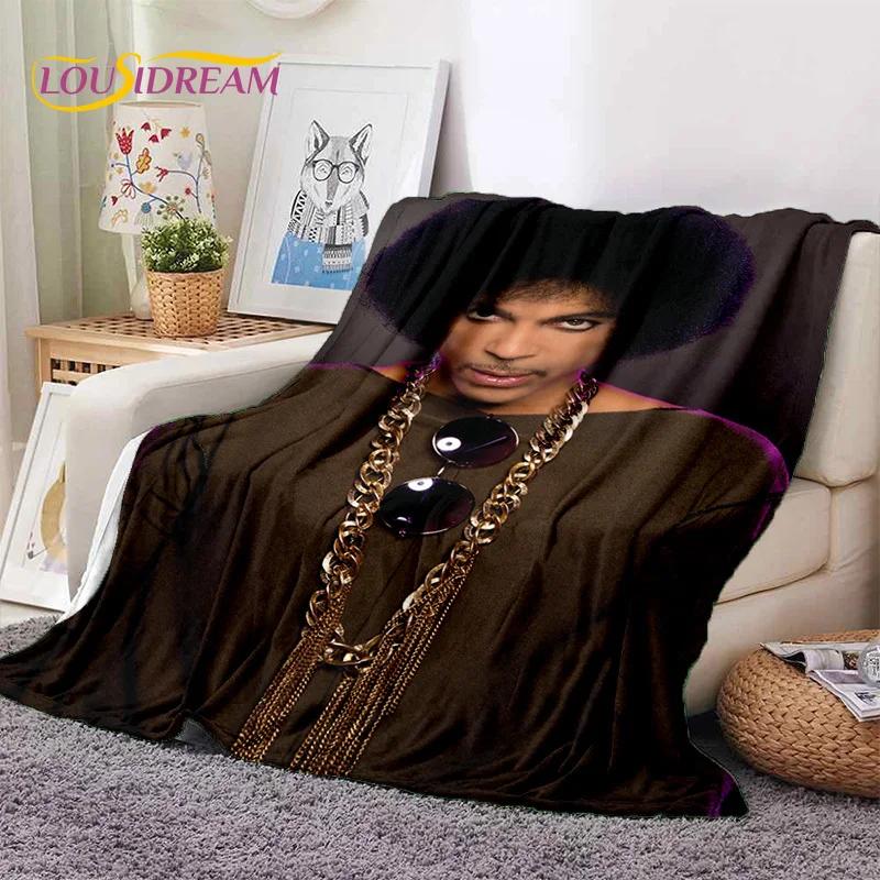 Artist Purple Rain Prince Rogers Nelson Soft Flannel Blanket,Throw Blanket Comfortable Blanket for Picnic Beds Sofa Home Bedroom