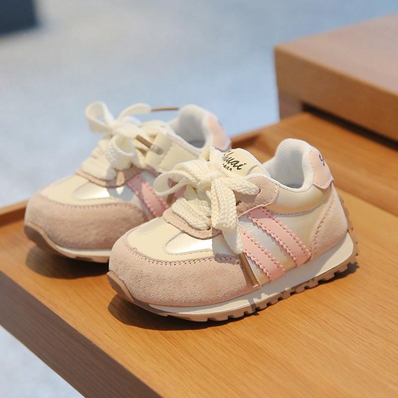 

Girls sports shoes spring and autumn new children s shoes fashionable versatile Forrest Gump shoes boys soft-soled non-slip running shoes tide 19 розовый