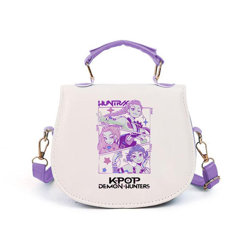 Kpop Animation Cartoon Printing Korean Version Of The Trend Handbag Multi-Function Portable Shoulder Messenger Bag