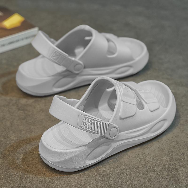 Fashion Black White EVA Sports Shoes Beach Woman Slippers Women Dormitory Casual Shoes Couple Outdoor Slippers for Men 2025 Trend