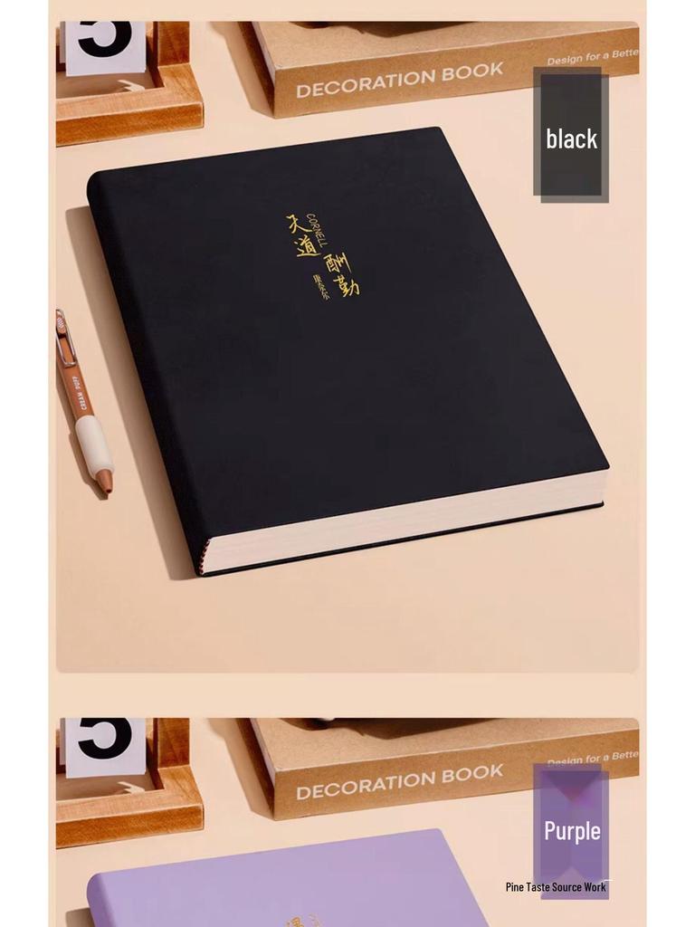 Extra Thick A4 Notebook for Students - Large, Simple Design for High School & University