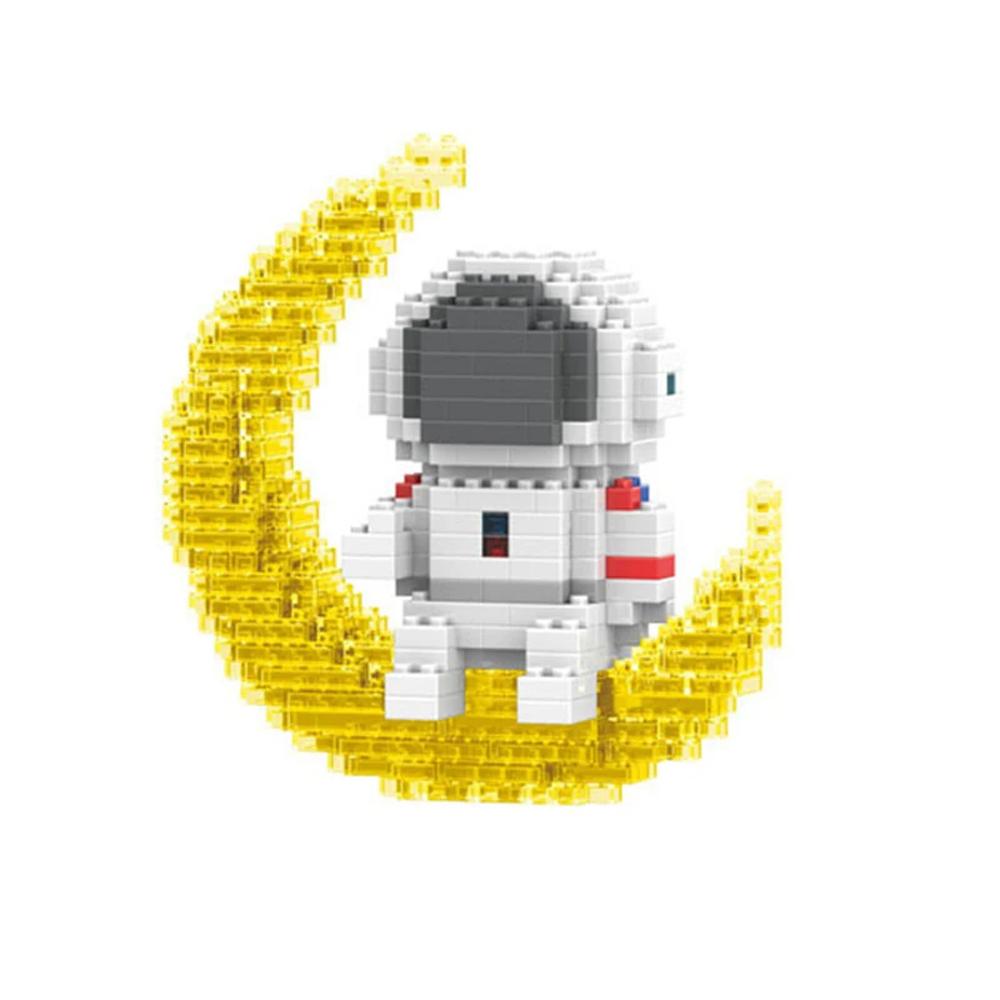 Knew Built Astronomical Telescope Building Blocks Aerospace Culture Series Assembly Puzzle Toys Creative Desktop Decorations