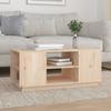 Day and Night - Day and Night Solid Pine Wood Coffee Table 90x49x40.5 Cm