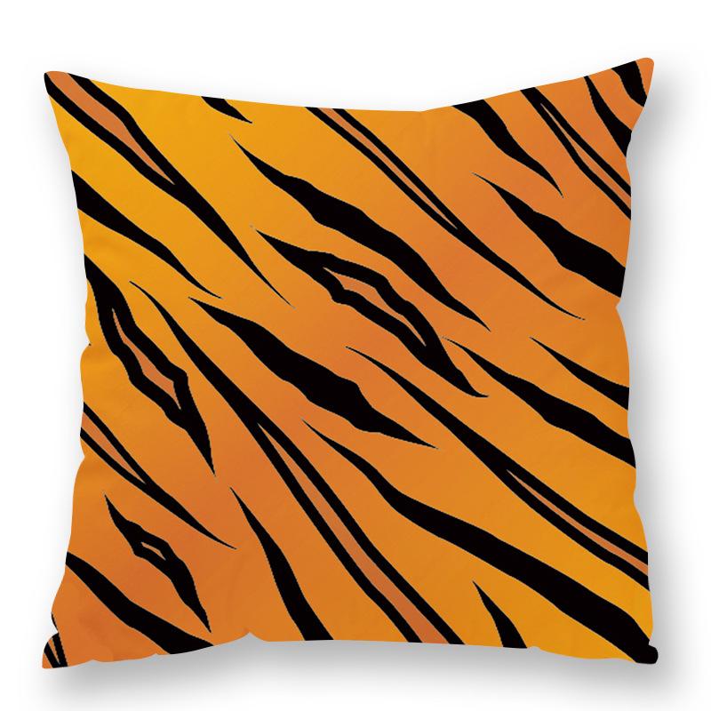 Fashionable Animal Spots Elements Cow Print Leopard Print Pillow Zebra Print Pillow Case Plush Sofa Car Waist