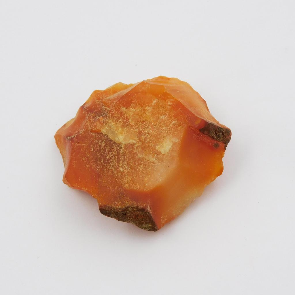 Natural Orange Sapphire Loose Gemstone 145 ct Uncut Rough September Birthstone for Gem Collections