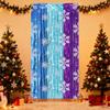 Snowflake Pattern Rain Curtain 1x2m for Party Background Wall Hanging Decoration Suitable for Birthdays and Holiday Events