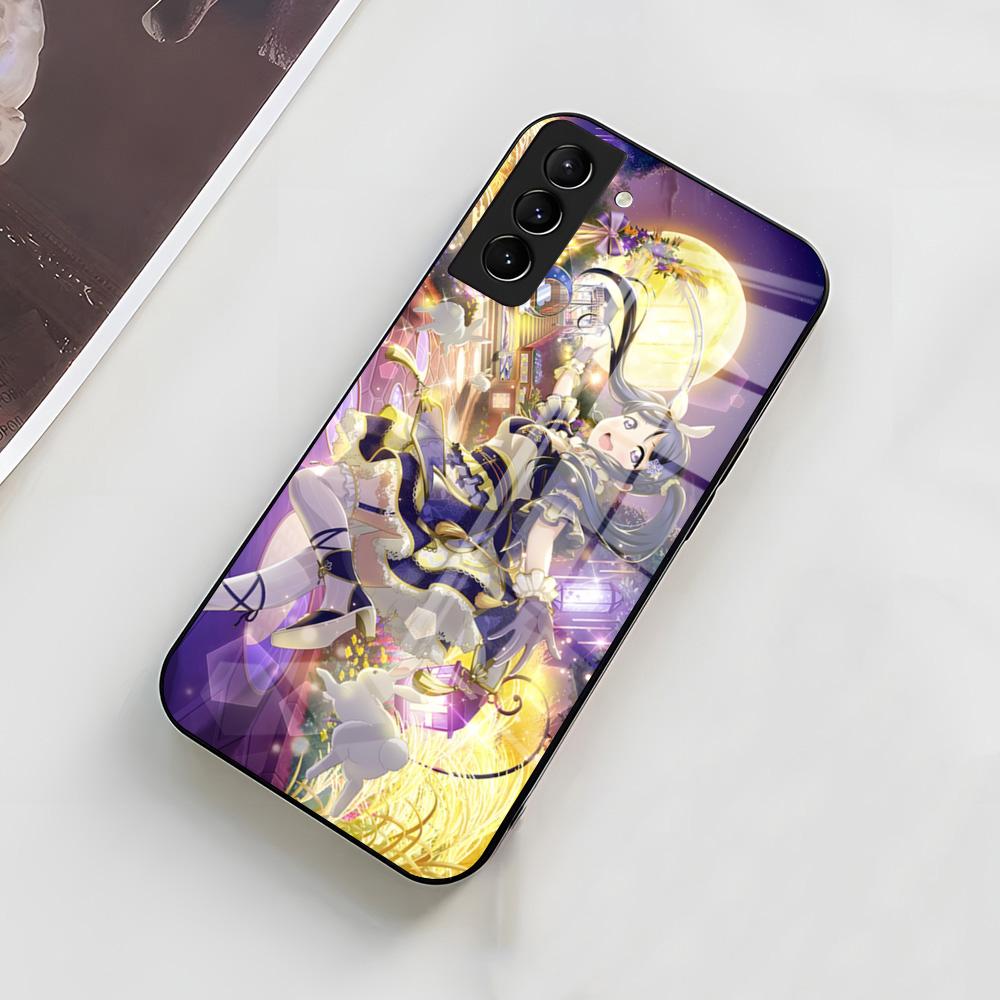 

Чехол для телефона Love Live Anime для Samsung A56 A36 A26 A16 A15 A25 A35 A55 A14 A34 A24 A54 Стеклянный чехол Samsung A55