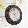 Wall Clocks Vintage Wall Clock Wall Clock Without Ticking Noises, Silent Wall Clock, 12 Inch Round Wall Clock For Wall Decoration Bedroom Room