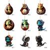 Christmas Dragon Ornaments Novelty Dragon Egg Tree Pendant Cute Hanging Ornament Realistic for Home and Car Decoration