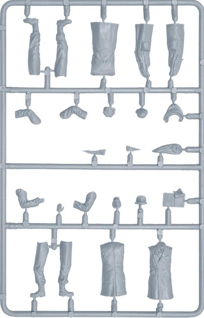 MiniArt British Officers Plastic Model 1/35 (5-Piece Set)