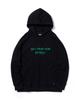 So I Pray For Myself Oversize Fit Hood T-Shirt Black