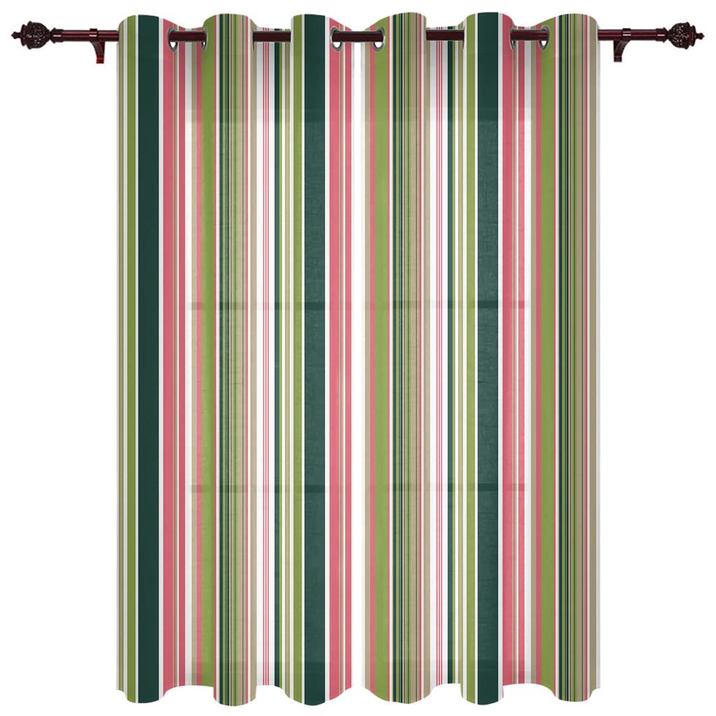 Moderní okenní závěsy Gradient Stripe pro obývací pokoj Ložnice Závěsy Kuchyňské Závěsy Závěsy