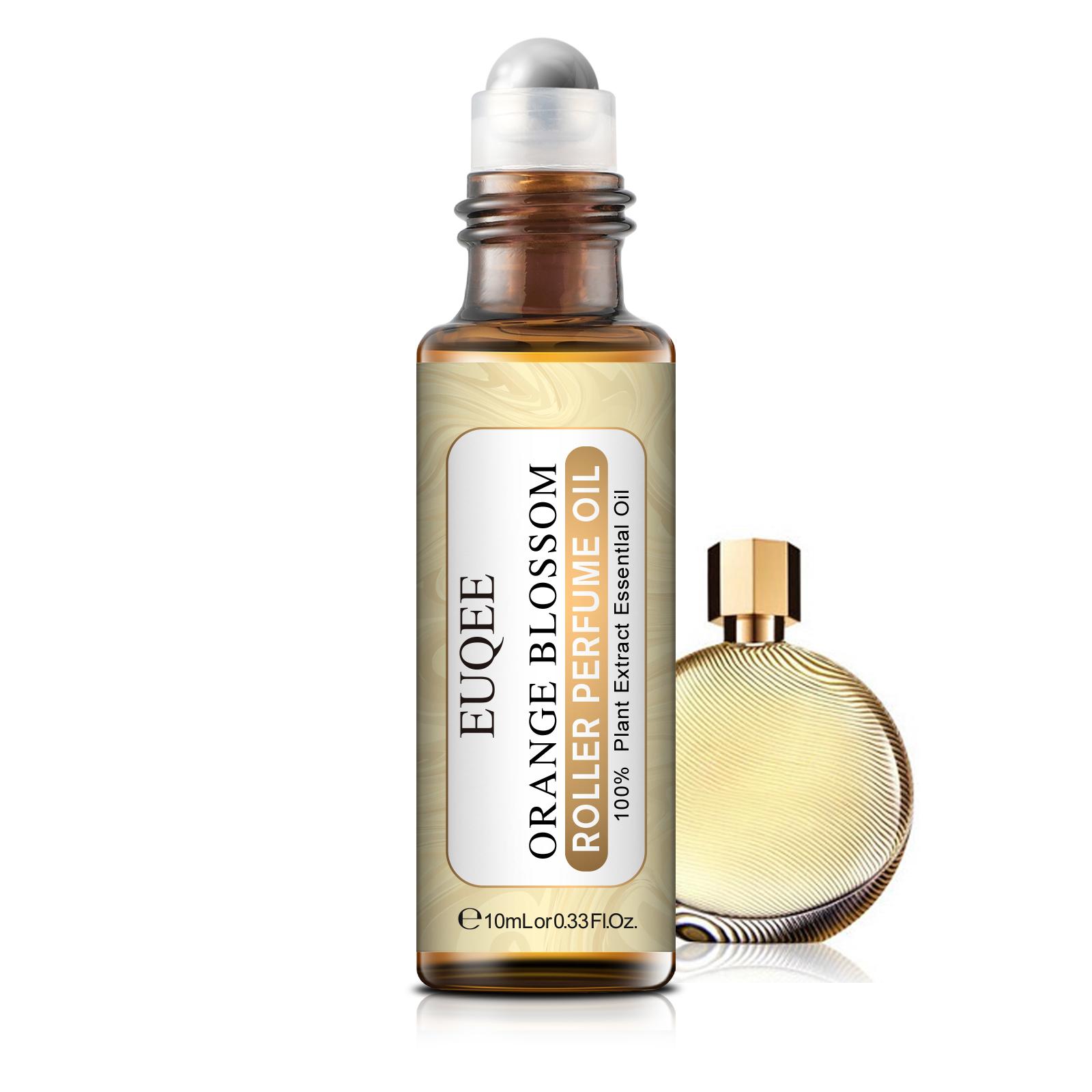 

5Pcs EUQEE Roller Парфумерна олія для зволожувача Аромат D-Jadore Angle Фрезія Кокос і ваніль Квіткова ефірна олія для дифузора DIY Perfume 5pcs-Orange Blossom
