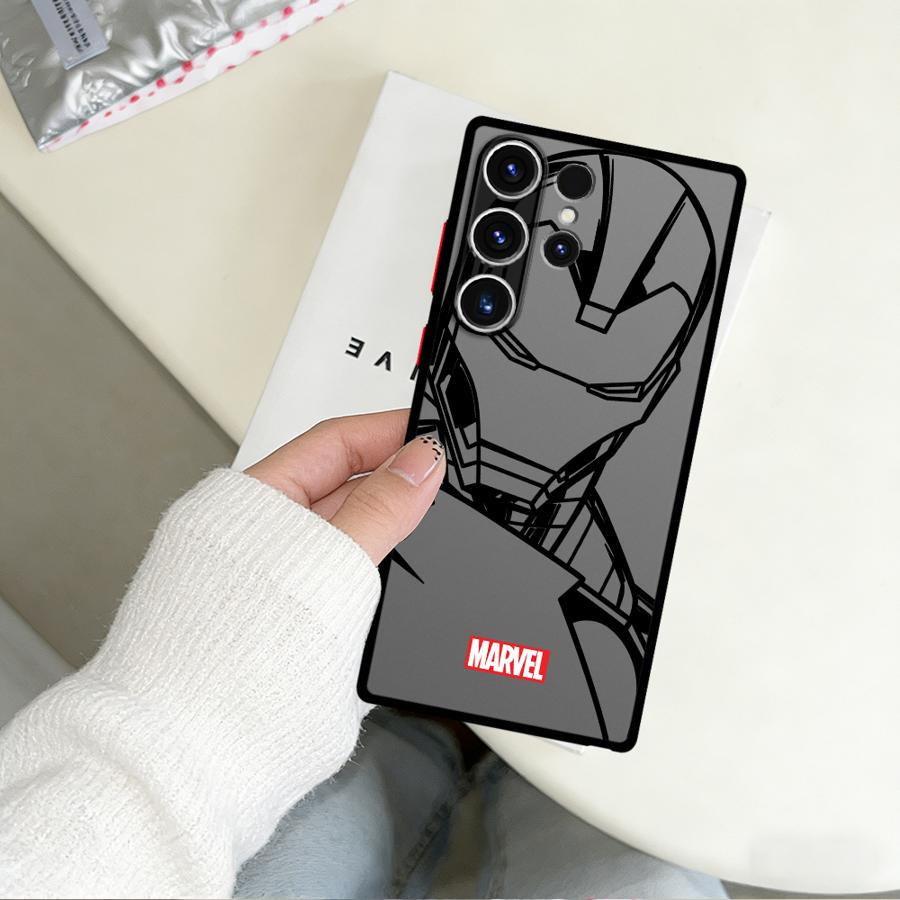 Marvel Sipiderman Ironman Case for Samsung Galaxy S26 S22 S20 S25 Ultra S21 S24 Plus S23 FE Note 20 10+ Funda Phone Cover