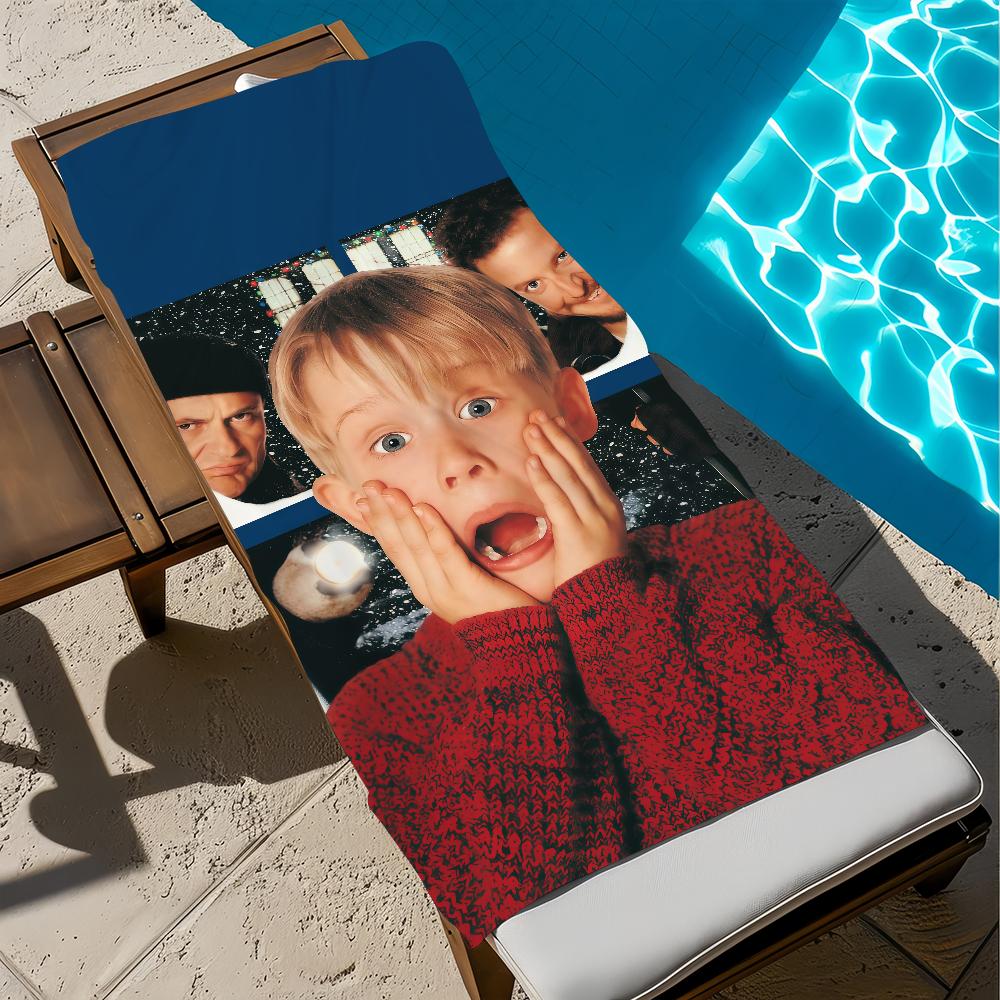 H-home-e show cute A-alone-e Towel Large Quick-Drying Microfiber soft Beach Towel for Travel Fitness Sauna Bathing Camping