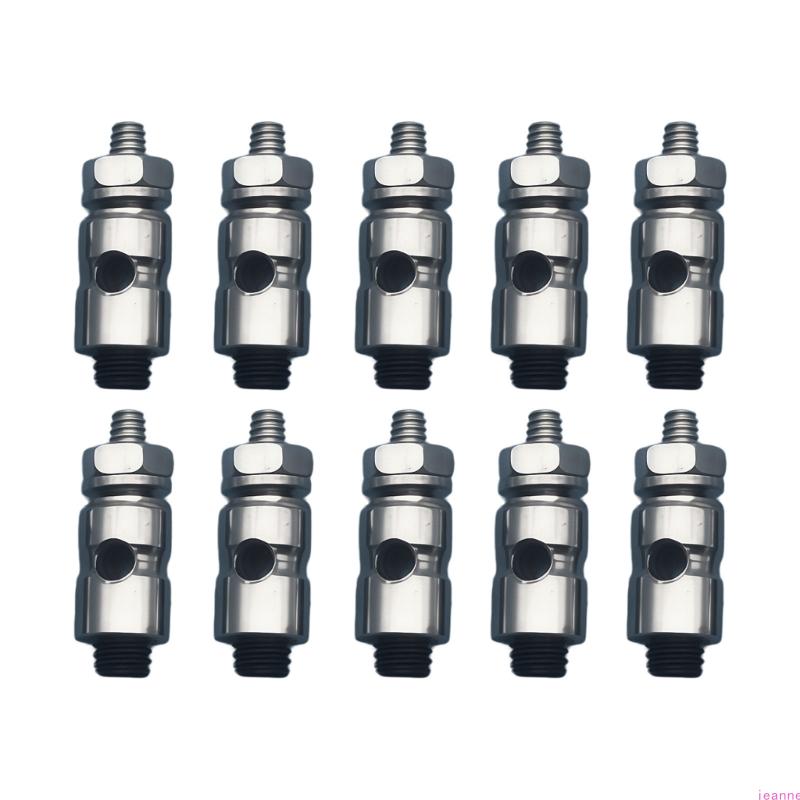 10Pieces Precise Metal Adjustable Pushrod Connectors Linkage Stopper For Remote Helicopters Drones And Boats Model Building