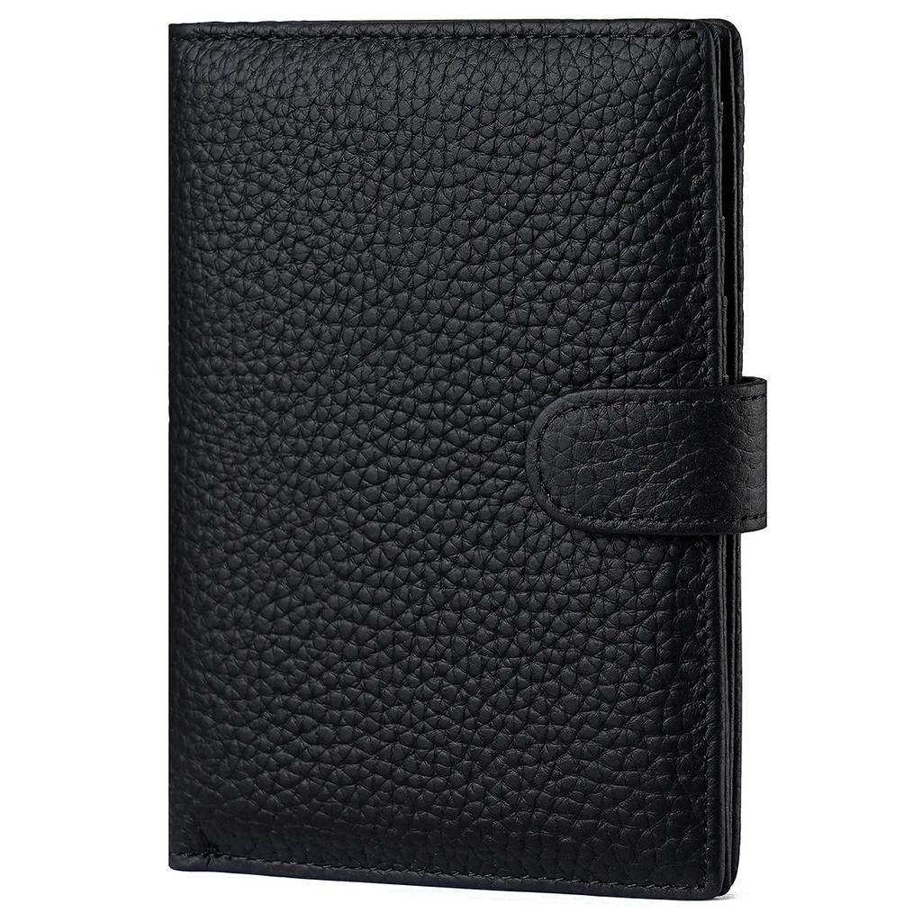 Genuine Leather Passport Holder Waterproof Rfid Blocking Travel Wallet Passport Covers Case with SIM card slot Passport Book