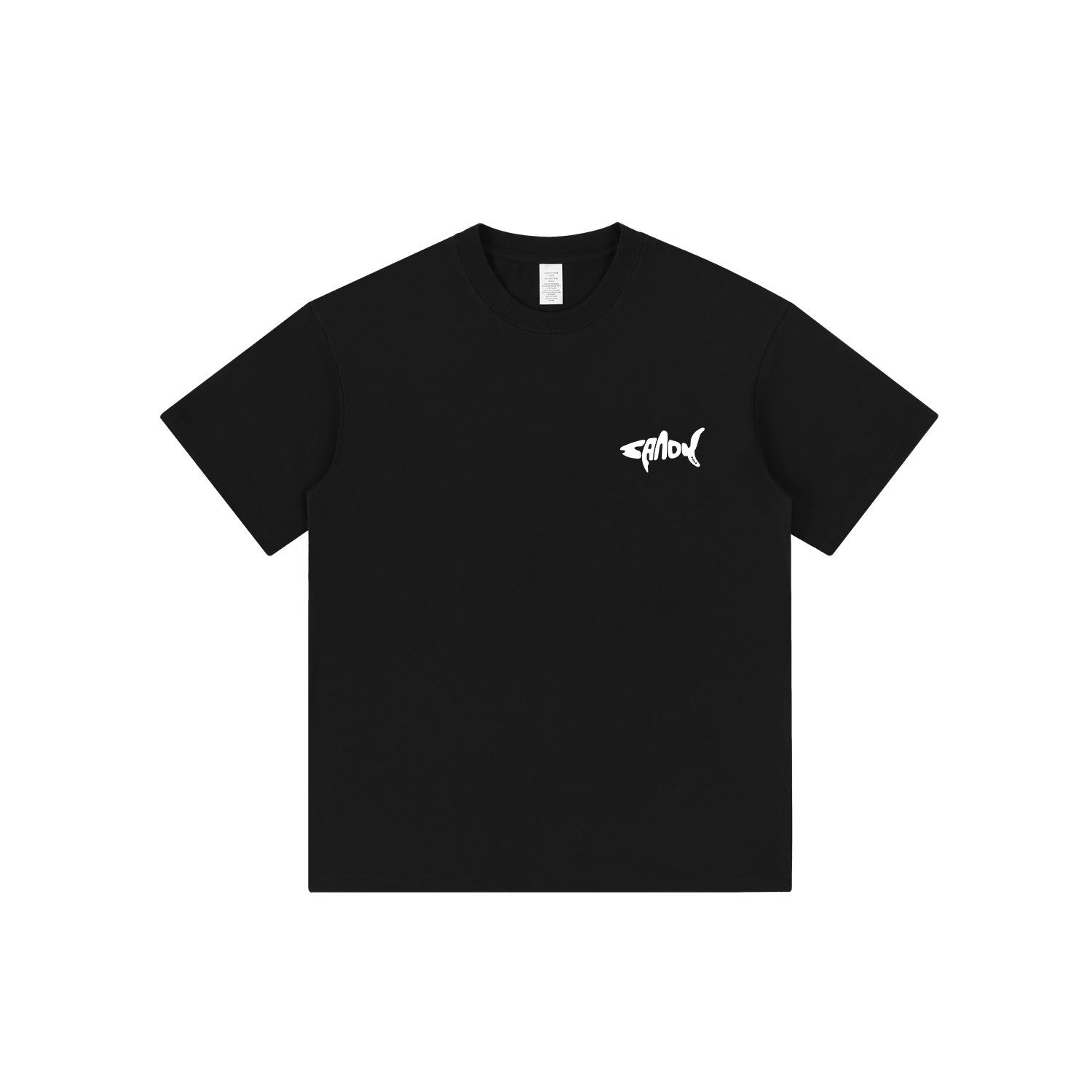 

Unisex Black Cotton Short-Sleeve T-Shirt, Summer Style, Loose Fit, Plus Size, Casual Half-Sleeve for Couples 2XL білий