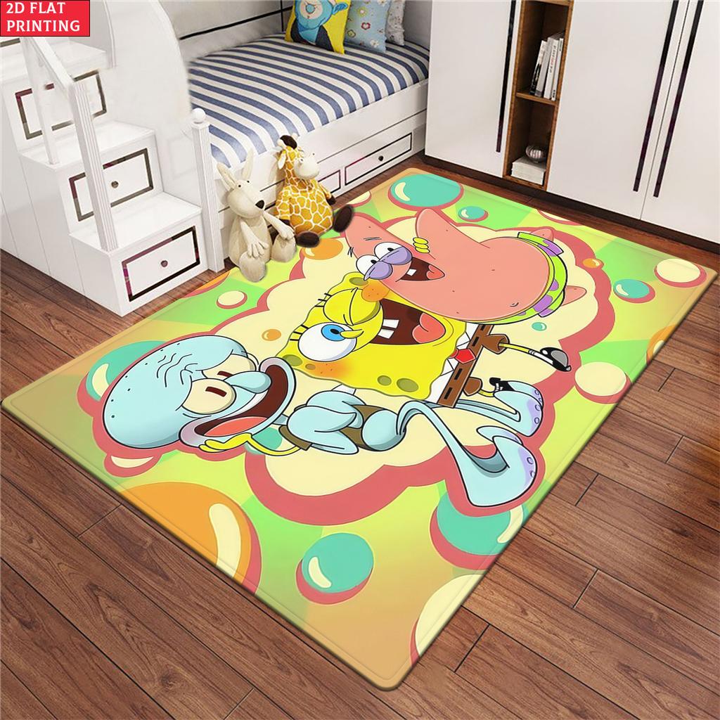 Good partner print Large Room Carpet Non Slip Cartoon Kids Bedroom Living Room Floor Mat Home Decor Children's Play Carpet