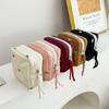 Multi-functional Bow Cosmetic Bag Portable Sanitary Napkin Storage Bag Cute Toiletry Bag  Women
