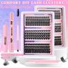 Dense C Song Single Cluster False Eyelashes Mix And Match Set 10-16Mm Curled Diy Segmented Eyelashes