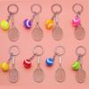 Realistic Tennis Racket Keychain Stylish Zinc Alloy Keyring Handmade Sporty Accessory Gift For Sports Enthusiasts
