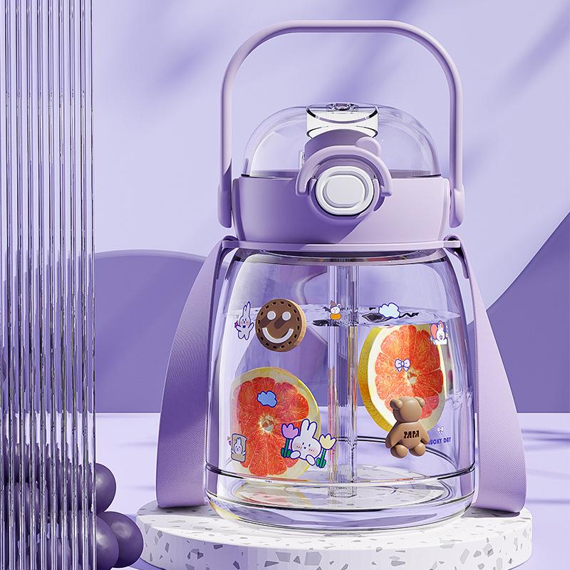 

Big belly cup girls large-capacity high-temperature resistant water cup tea separation high-value adult plastic cup 801ml (inclusive)-900ml (inclusive)