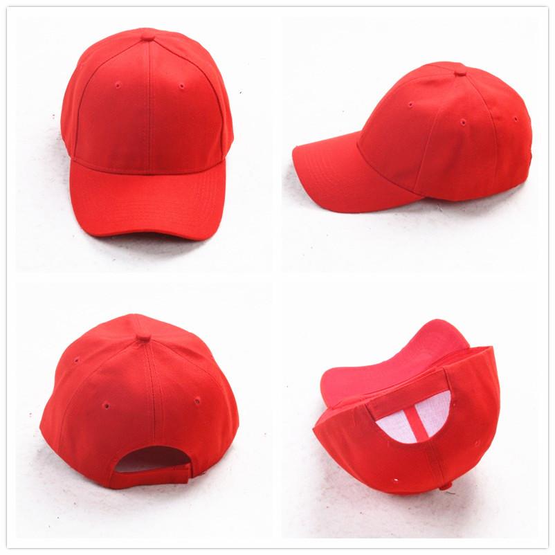 Wholesale Cheap Solid Baseball Caps Solid Snapback Caps Black White Red Yellow Drop Shipping Caps For Man Women