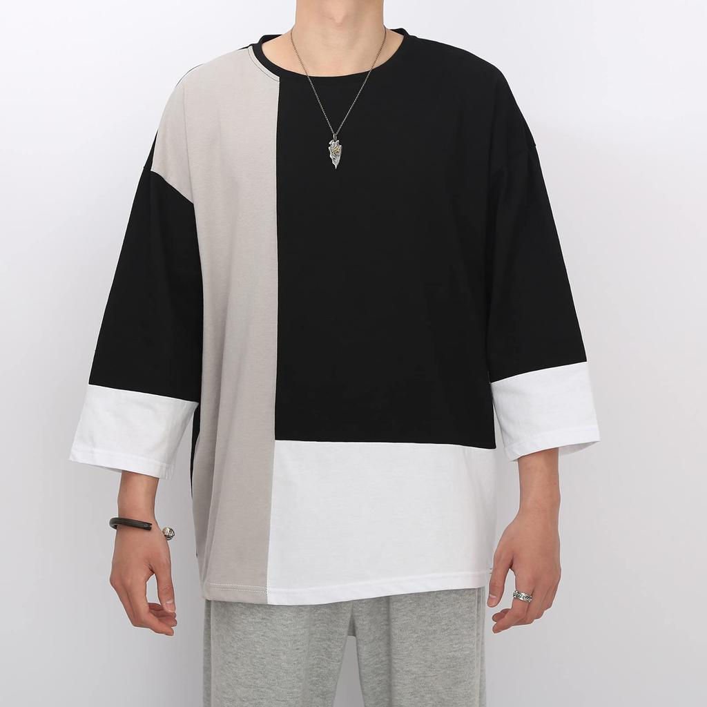 KOTRBOY Summer Clothes Sleeve Clothing Cotton Lightweight Soft Silhouette Stylish Fashion Popular Short Sleeve Large Size Cut and Sewn Men's T-Shirt