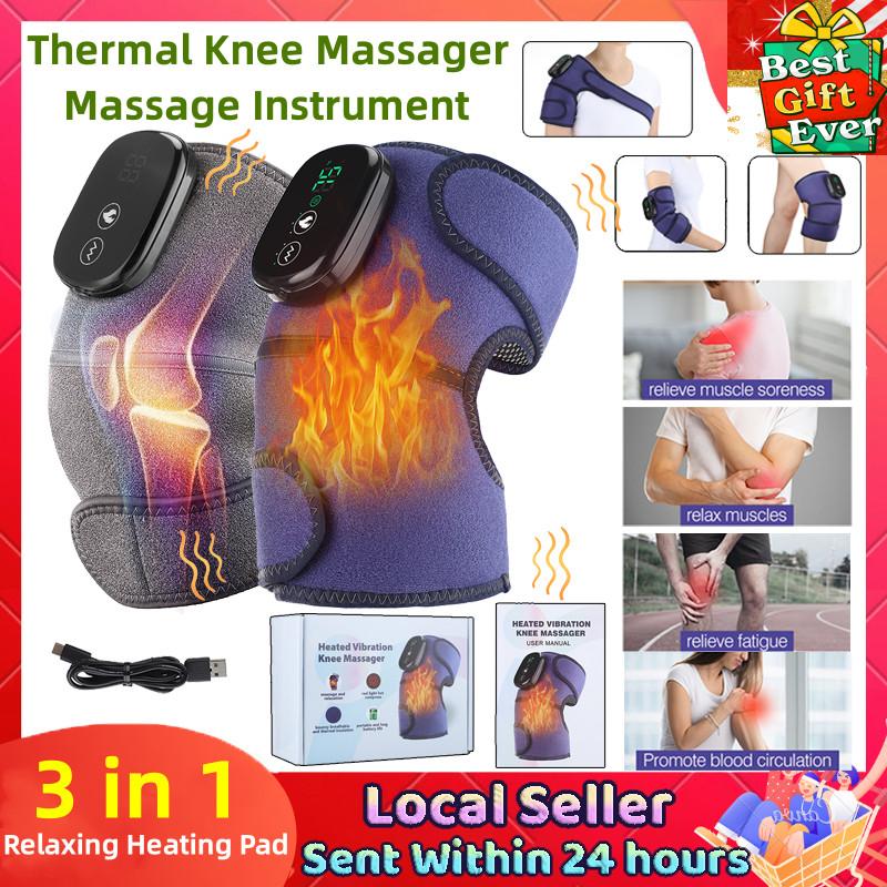 3-Modus Arthritis Schmerz Knie-Massagegerät Thermisch Elektrisch Bein Gelenk Heizung Vibration Massage Therapie Ellbogenbandage