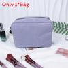 Vintage American Cotton Makeup Bag With Striped Pattern For Travel And Daily Use