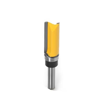 Woodworking Router Bit 8mm Shank Straight End Mill Cutter for Template Trimming and Milling Tasks with Alloy Steel