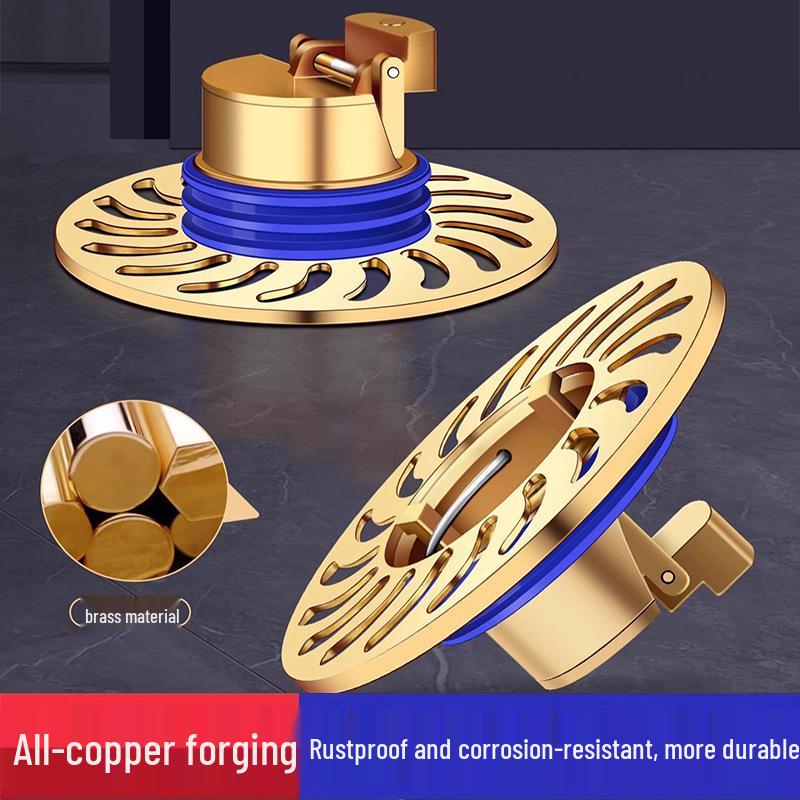Odor-Blocking Floor Drain Seal and Cover